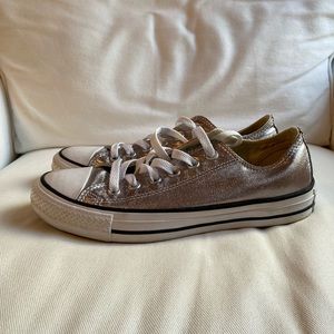 Silver Lowtop Converse